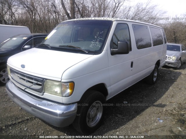 1FBJS31F5VHB39900 - 1997 FORD ECONOLINE E350 SUPER DUTY WHITE photo 2