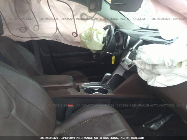 2GNALFEK0D1189081 - 2013 CHEVROLET EQUINOX LTZ WHITE photo 5