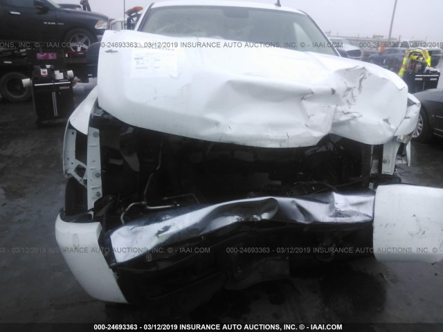 2GCEC13J571524377 - 2007 CHEVROLET SILVERADO C1500 CREW CAB WHITE photo 6