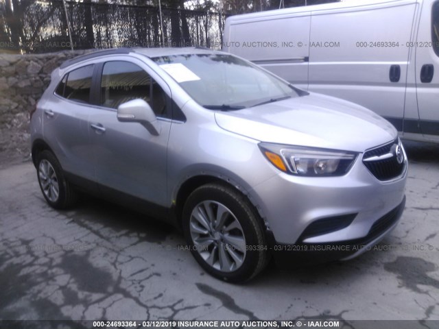 KL4CJASB7JB573461 - 2018 BUICK ENCORE PREFERRED SILVER photo 1