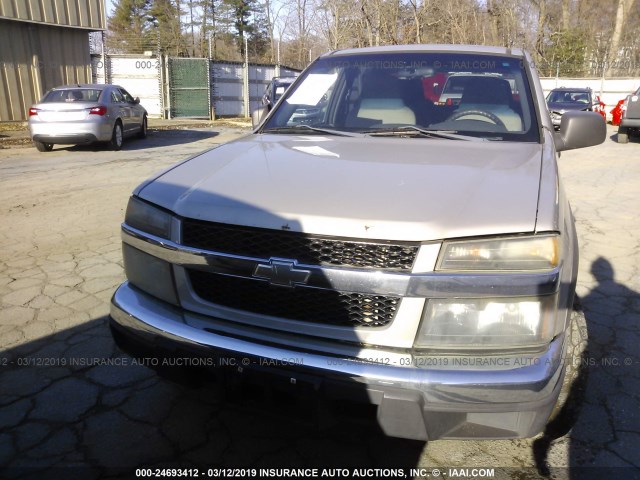 1GCDT136848122112 - 2004 CHEVROLET COLORADO BROWN photo 6