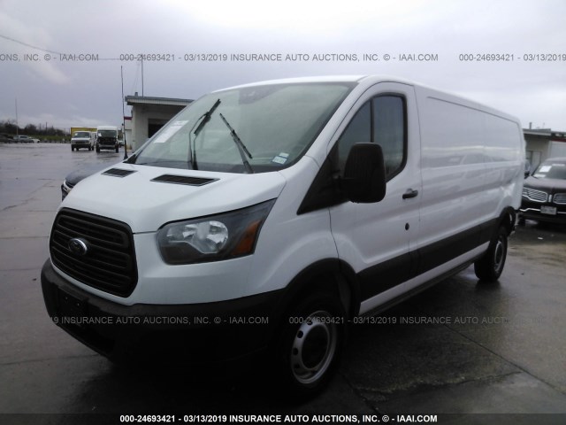 1FTYE9ZM0KKA47597 - 2019 FORD TRANSIT WHITE photo 2