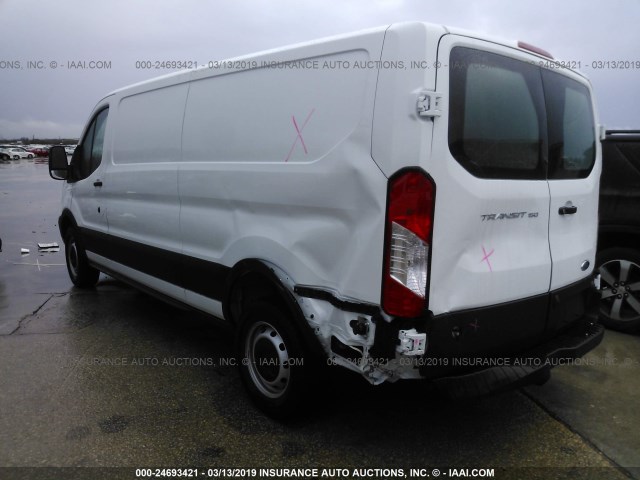 1FTYE9ZM0KKA47597 - 2019 FORD TRANSIT WHITE photo 3