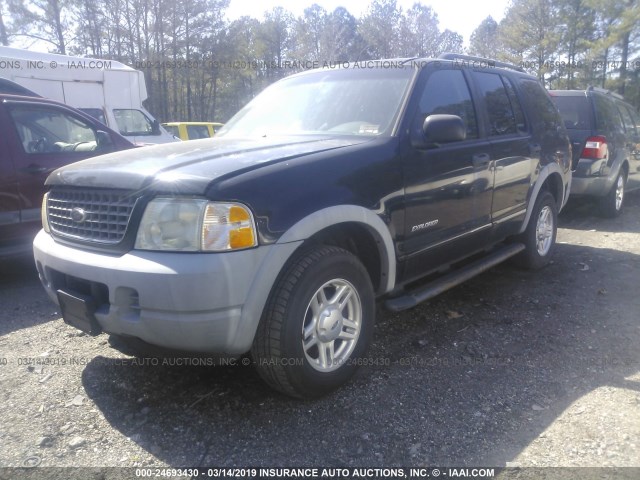 1FMZU72E32UC83546 - 2002 FORD EXPLORER XLS BLACK photo 2