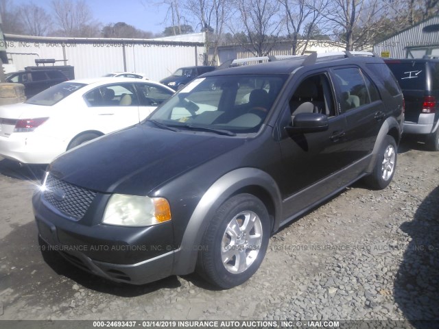 1FMDK02137GA35355 - 2007 FORD FREESTYLE SEL GRAY photo 2