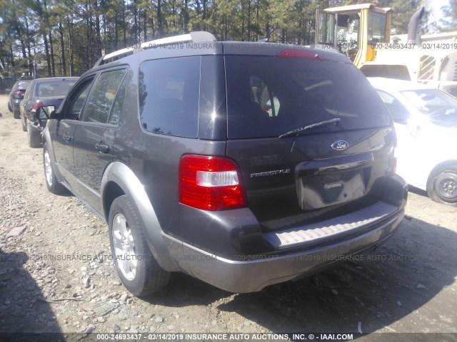 1FMDK02137GA35355 - 2007 FORD FREESTYLE SEL GRAY photo 3