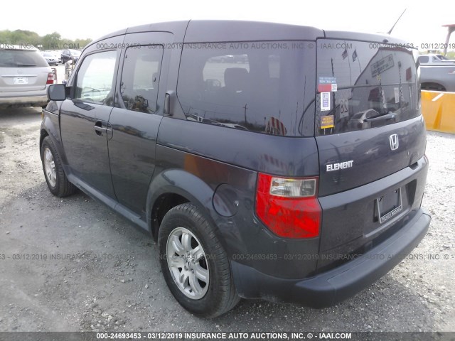 5J6YH18727L017100 - 2007 HONDA ELEMENT EX BLACK photo 3