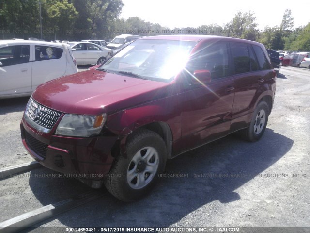 JS3TD0D29C4100321 - 2012 SUZUKI GRAND VITARA  RED photo 2