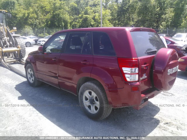 JS3TD0D29C4100321 - 2012 SUZUKI GRAND VITARA  RED photo 3