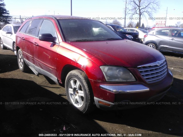 2C4GM68495R515444 - 2005 CHRYSLER PACIFICA TOURING RED photo 6