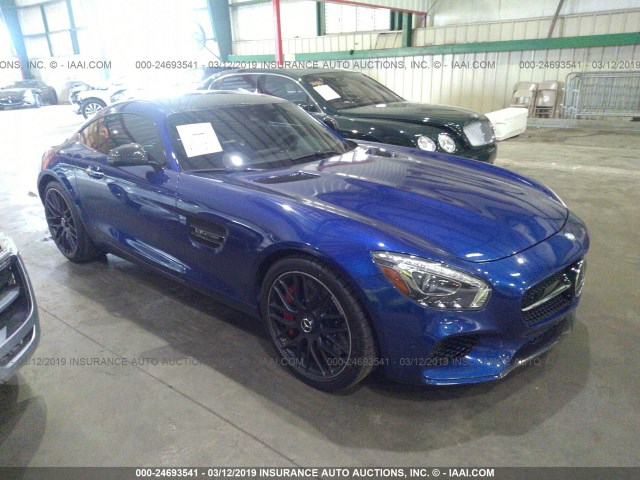 WDDYJ7JA7GA009773 - 2016 MERCEDES-BENZ AMG GT S BLUE photo 1