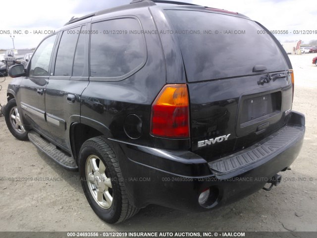 1GKDS13S742125736 - 2004 GMC ENVOY BLACK photo 3