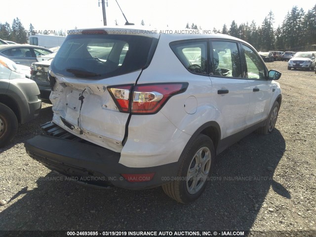 1FMCU0F7XJUD51865 - 2018 FORD ESCAPE S WHITE photo 4