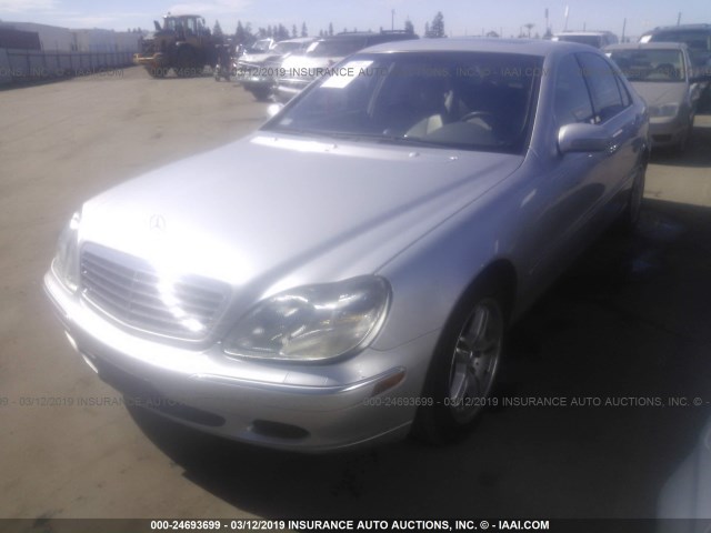 WDBNG70J72A264797 - 2002 MERCEDES-BENZ S 430 SILVER photo 2