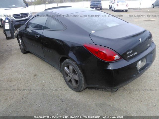 1G2ZH158164157627 - 2006 PONTIAC G6 GT BLACK photo 3