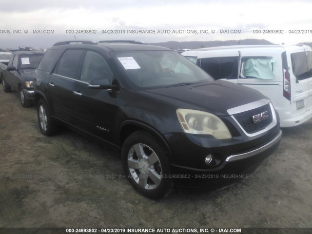 1GKER33747J155553 - 2007 GMC ACADIA SLT-2 BLACK photo 1