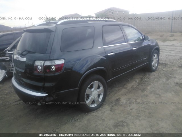 1GKER33747J155553 - 2007 GMC ACADIA SLT-2 BLACK photo 4