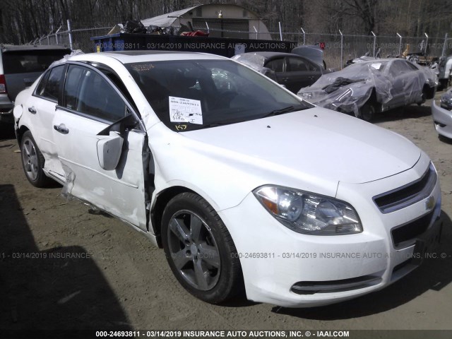 1G1ZD5E06CF302372 - 2012 CHEVROLET MALIBU 2LT WHITE photo 1