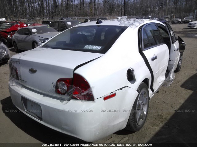 1G1ZD5E06CF302372 - 2012 CHEVROLET MALIBU 2LT WHITE photo 4