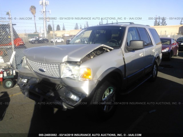 1FMPU15L54LB86467 - 2004 FORD EXPEDITION XLT SILVER photo 2