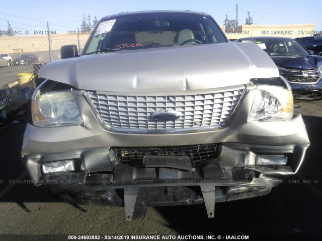 1FMPU15L54LB86467 - 2004 FORD EXPEDITION XLT SILVER photo 6