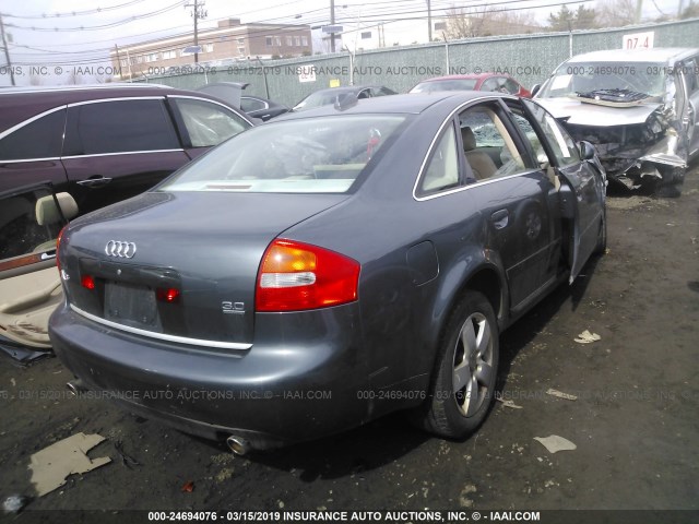 WAULT64B34N035365 - 2004 AUDI A6 3.0 QUATTRO GRAY photo 4