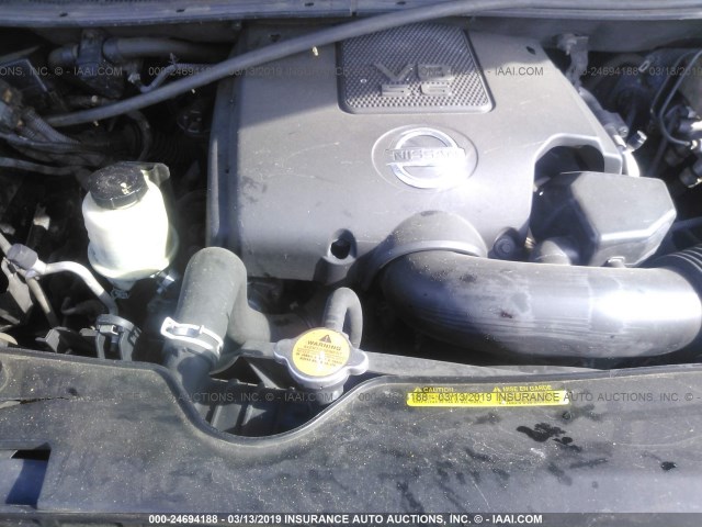 5N1BA08D29N603363 - 2009 NISSAN ARMADA SE/LE 棕色 照片 10