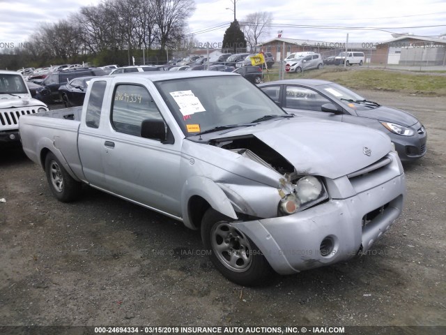 1N6DD26S31C381821 - 2001 NISSAN FRONTIER KING CAB XE SILVER photo 1