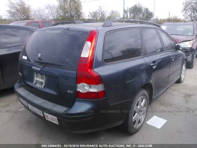 YV1MW382862173280 - 2006 VOLVO V50 2.4I Dark Blue photo 4