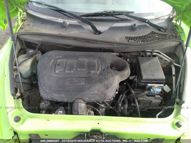 3GNDA13DX8S546190 - 2008 CHEVROLET HHR LS GREEN photo 10