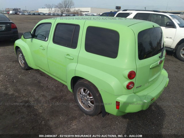 3GNDA13DX8S546190 - 2008 CHEVROLET HHR LS GREEN photo 3