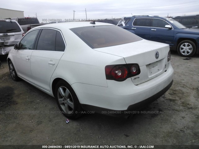 3VWRM71K19M066391 - 2009 VOLKSWAGEN JETTA SE/SEL WHITE photo 3