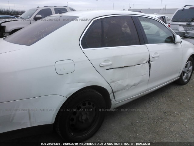 3VWRM71K19M066391 - 2009 VOLKSWAGEN JETTA SE/SEL WHITE photo 6