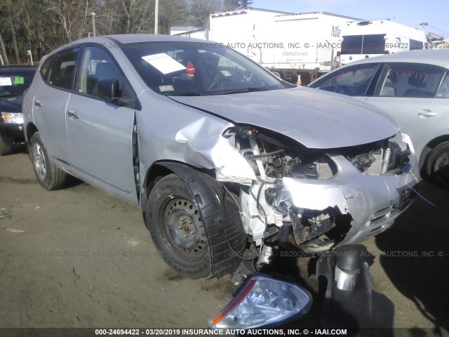 JN8AS5MV6DW630548 - 2013 NISSAN ROGUE S/SV SILVER photo 1