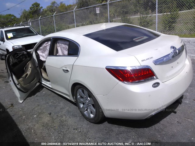 1G4GD5E35CF154218 - 2012 BUICK LACROSSE PREMIUM WHITE photo 3