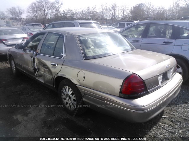 2FAFP74W54X184409 - 2004 FORD CROWN VICTORIA LX BROWN photo 3