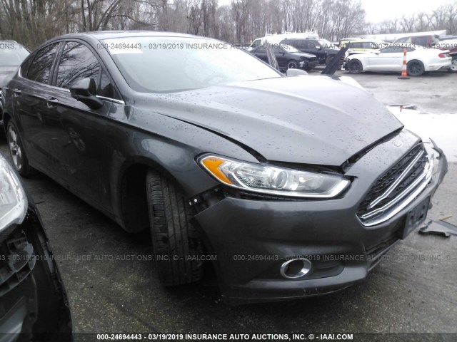 3FA6P0G70GR156743 - 2016 FORD FUSION S GRAY photo 1