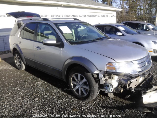 1FMDK02W78GA10956 - 2008 FORD TAURUS X SEL SILVER photo 1