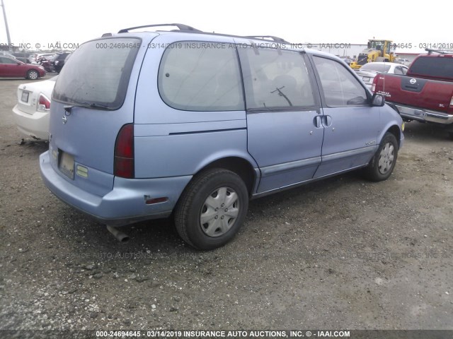 4N2DN11W0SD868584 - 1995 NISSAN QUEST XE/GXE Light Blue photo 4