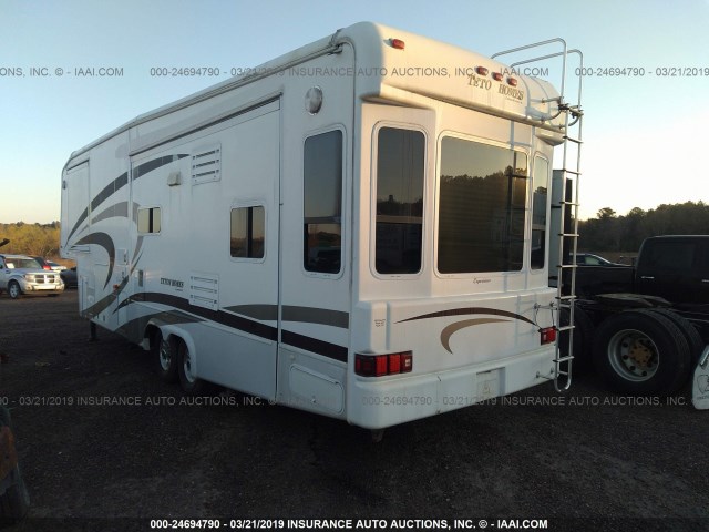 4M7360R2981011797 - 2008 TETON TRAVEL TRAILER  WHITE photo 3