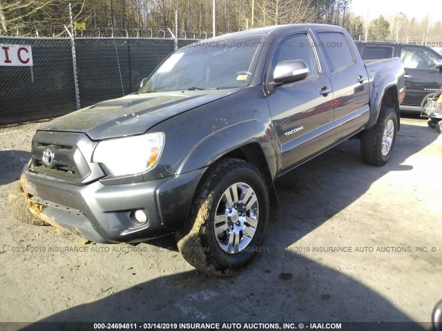 3TMLU4EN9CM090098 - 2012 TOYOTA TACOMA DOUBLE CAB 灰色 照片 2
