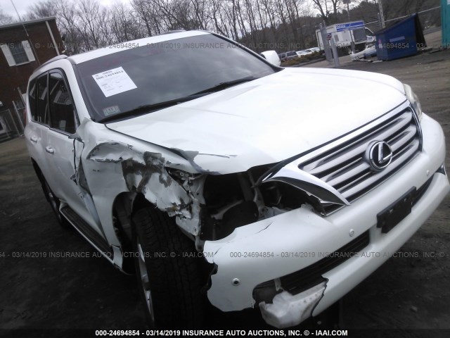 JTJBM7FX5B5019849 - 2011 LEXUS GX WHITE photo 1