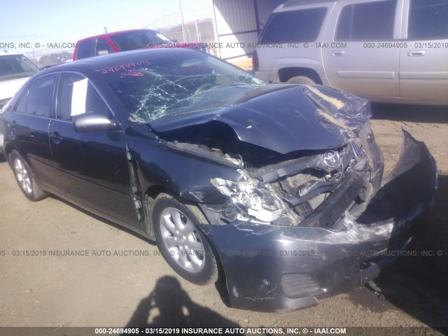 4T4BF3EK6AR080953 - 2010 TOYOTA CAMRY SE/LE/XLE GRAY photo 1