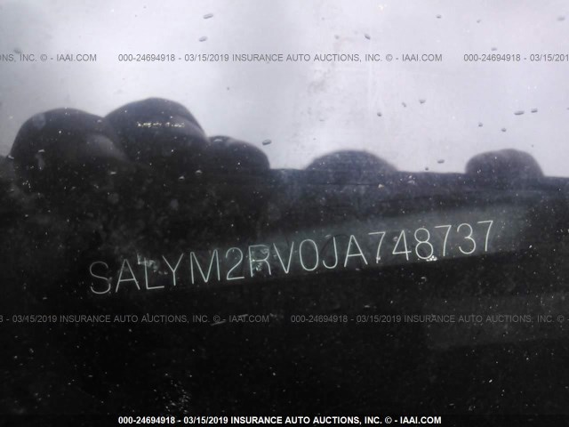 SALYM2RV0JA748737 - 2018 LAND ROVER RANGE ROVER VELAR R-DYNAMIC HSE/FIRST ED GRAY photo 9