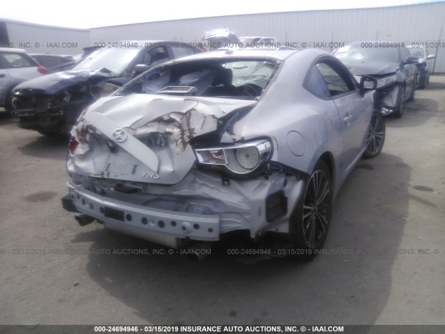 JF1ZNAA10D2733610 - 2013 TOYOTA SCION FR-S BLUE photo 4