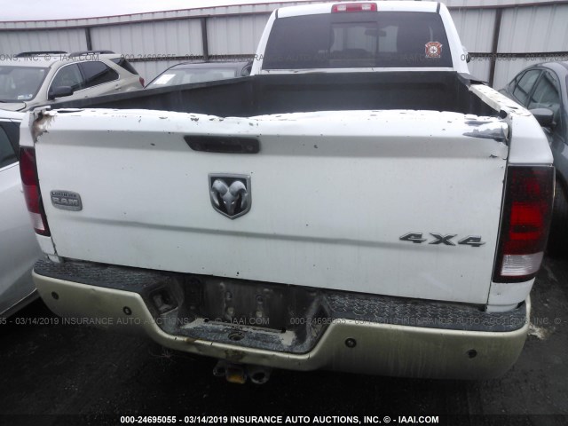 3C6UD5LL1CG108398 - 2012 DODGE RAM 2500 LONGHORN WHITE photo 6