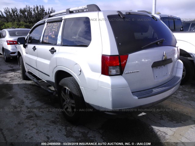 4A4MM21SX6E048823 - 2006 MITSUBISHI ENDEAVOR LS SILVER photo 3