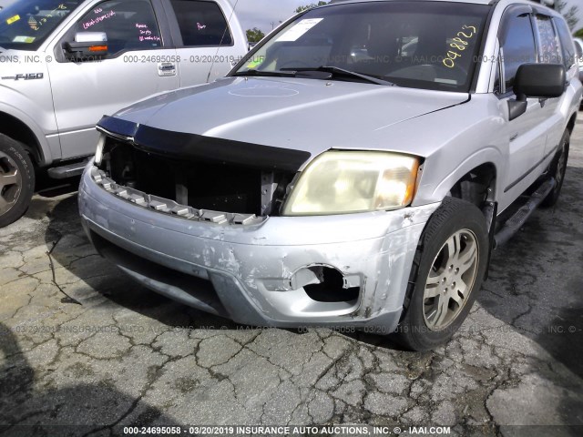 4A4MM21SX6E048823 - 2006 MITSUBISHI ENDEAVOR LS SILVER photo 6