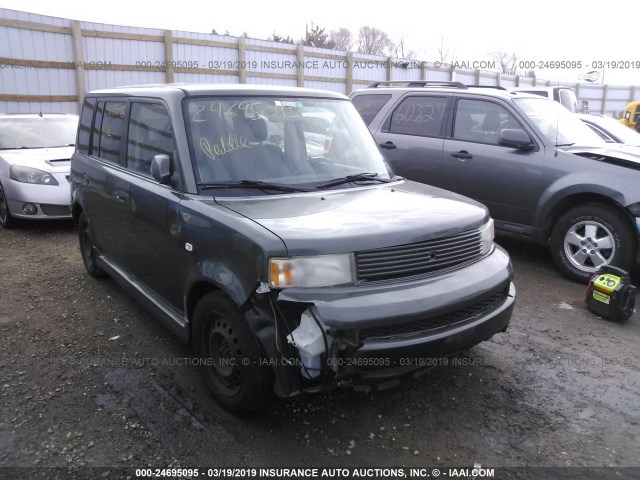 JTLKT324650206694 - 2005 TOYOTA SCION XB GREEN photo 1