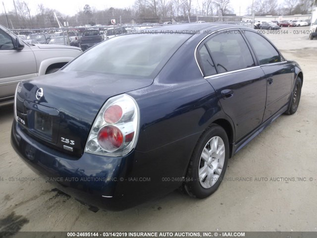 1N4AL11D76N431276 - 2006 NISSAN ALTIMA S/SL Dark Blue photo 4